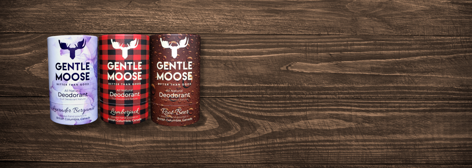 Gentle Moose Natural Aluminum Free Deodorant made in Canada