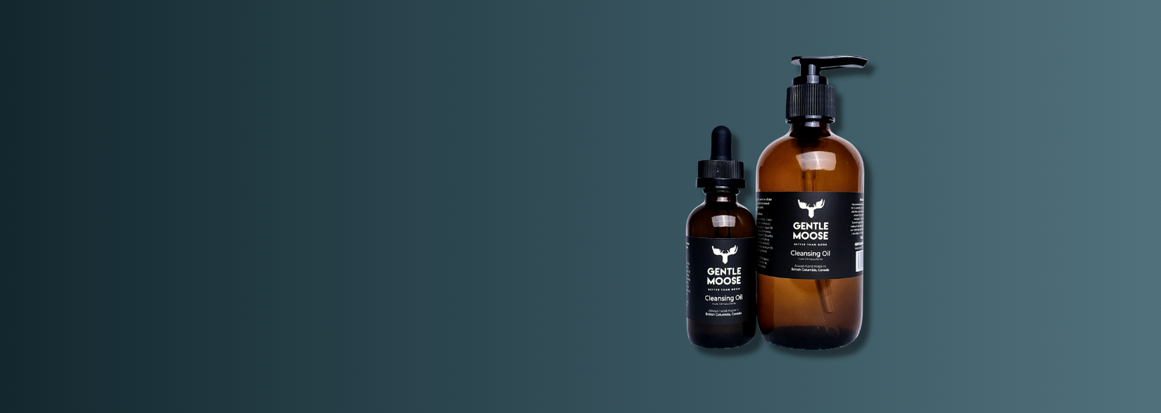 Gentle Moose Natural Cleansing Oil made in Canada