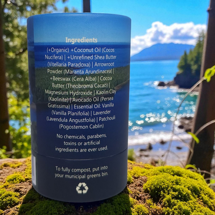 Gentle Moose Natural Deodorant Van Isle made in Canada