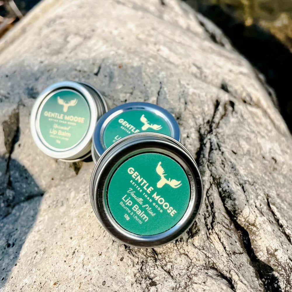 Gentle Moose Skincare Natural Natural Lip Balm made in Canada