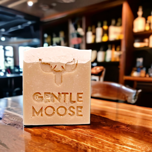 Gentle Moose Natural Skincare Soap Lager and Sweet Orange Patchouli