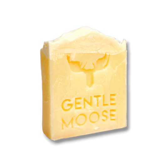 Gentle Moose Natural Skincare Soap Lemon Meringue Scent made in Canada with organic ingredients