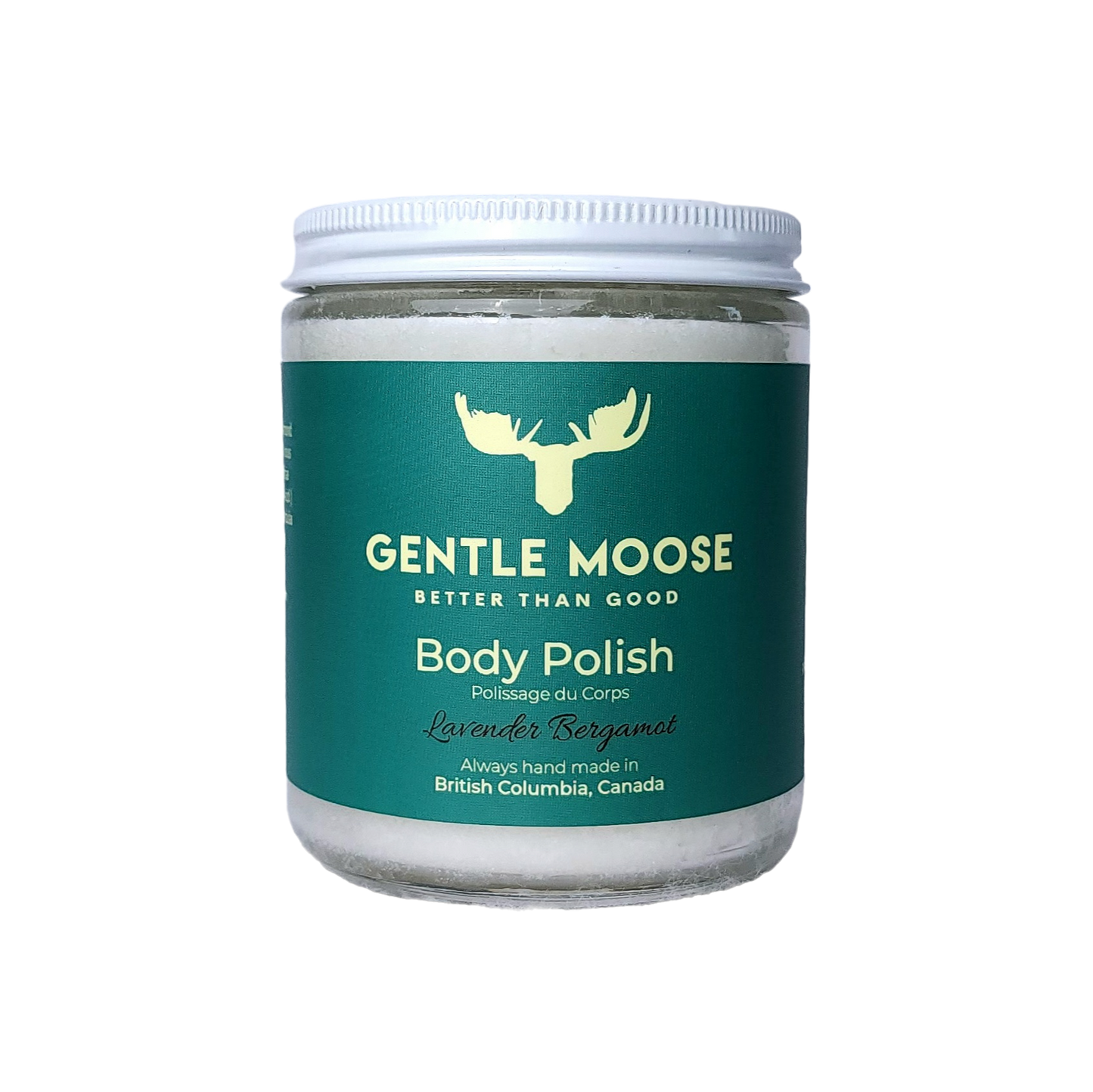 Gentle Moose Skincare Natural Body Polish Sugar Scrub Lavender Bergamot Scent