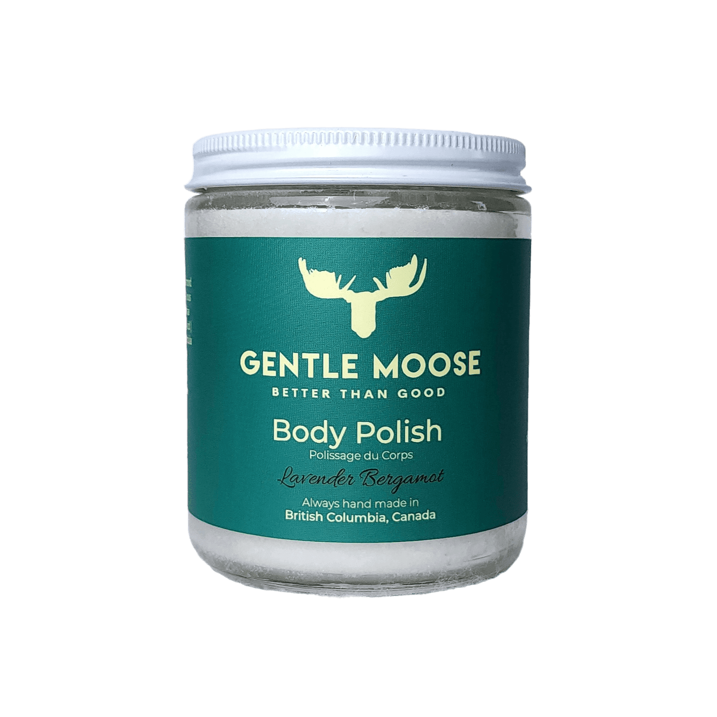 Gentle Moose Skincare Natural Body Polish Sugar Scrub Lavender Bergamot Scent