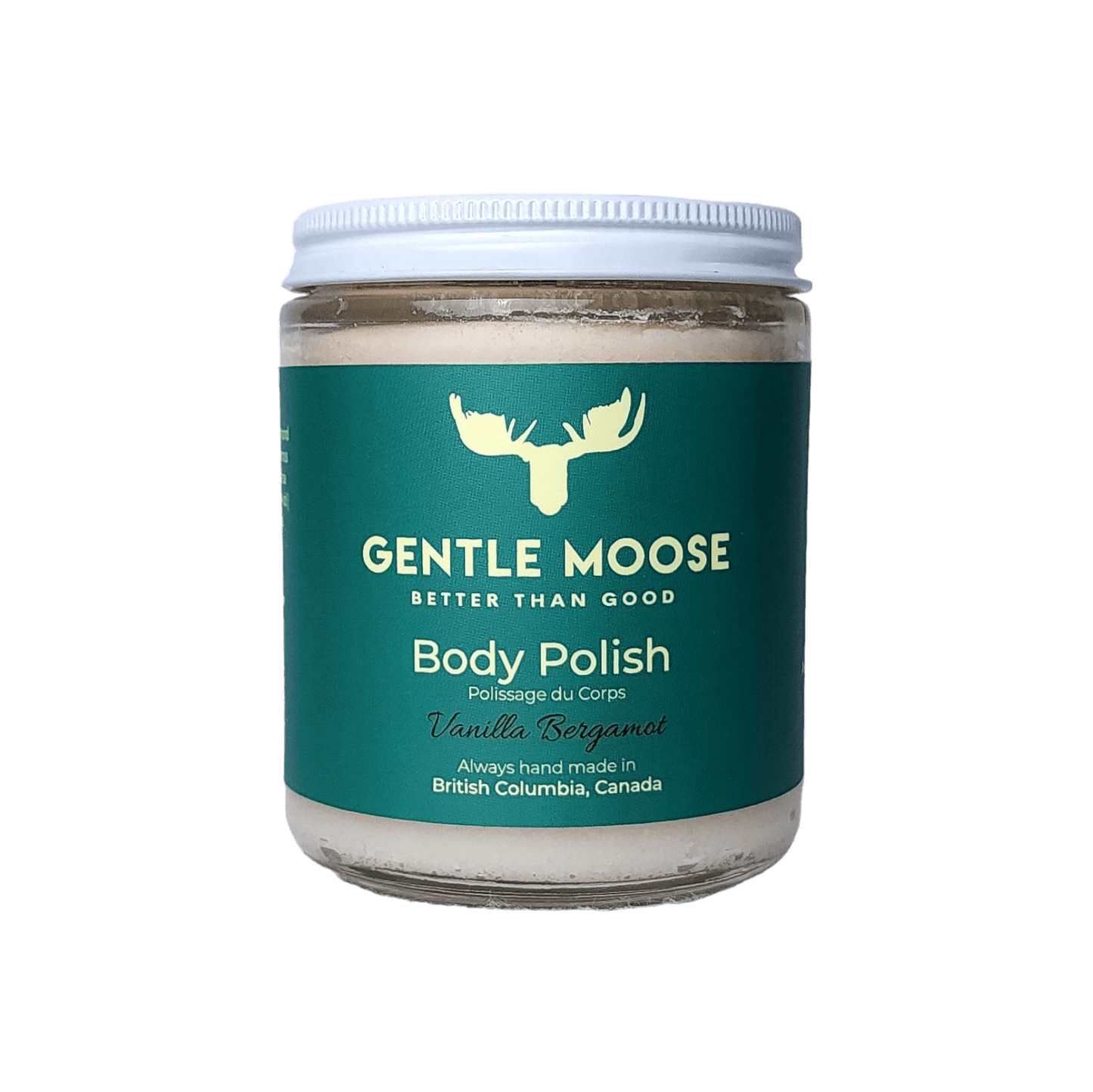 Gentle Moose Skincare Natural Body Polish Vanilla Bergamot Scent