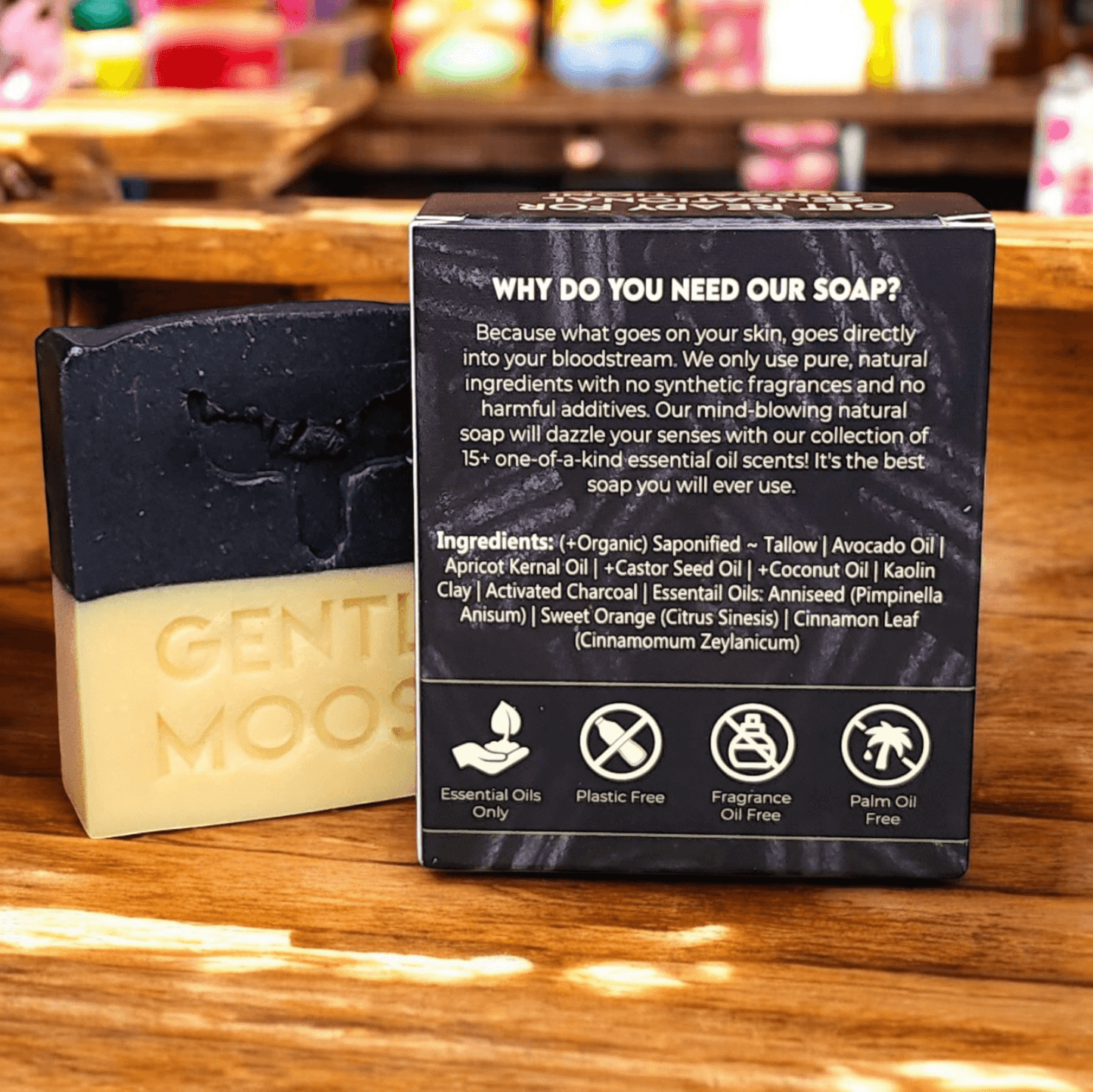 Gentle Moose Skincare Natural Ingredients Licorice Soap Made in Canada