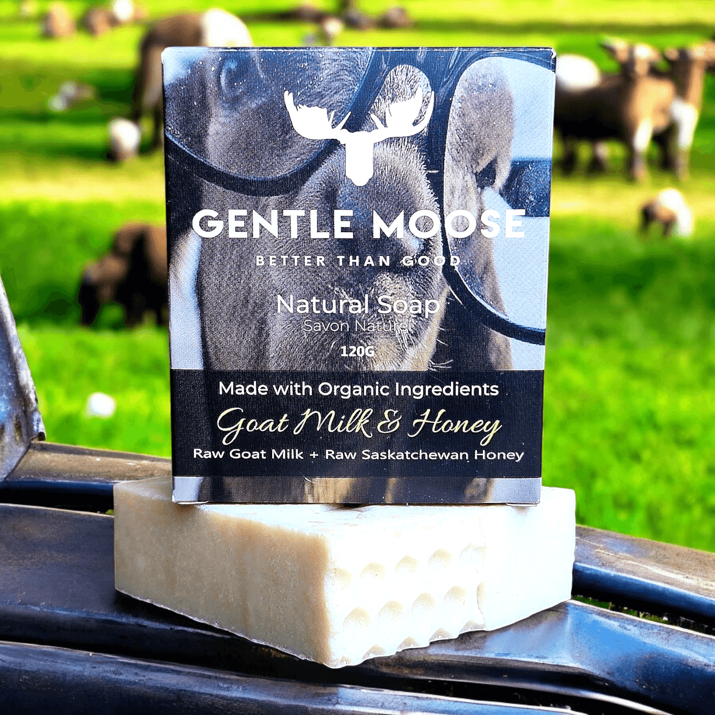 Gentle Moose Natural Goat Milk and Honey Soap made in Canada