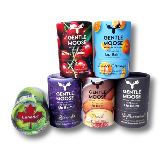 NEW! Natural Hemp Lip Balm 6-Pack