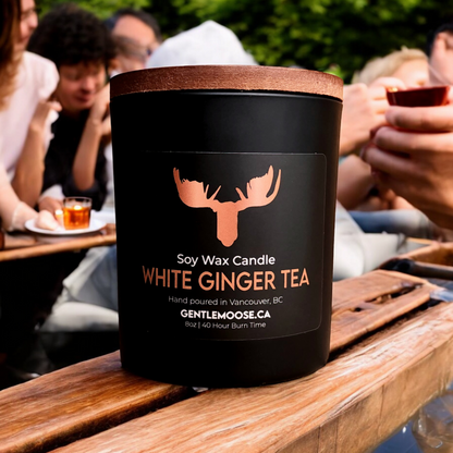 Soy Wax Candle White Ginger Tea