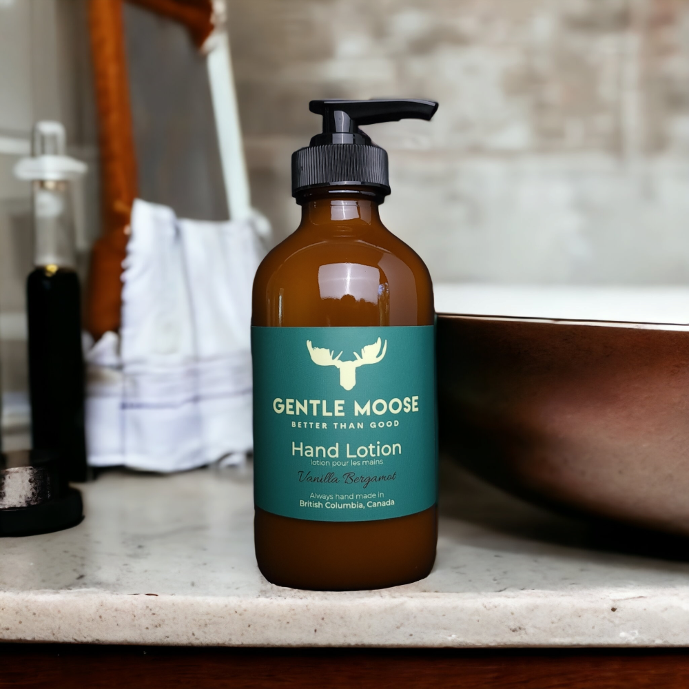 Gentle Moose Natural Hand Lotion Vanilla Bergamot Scent