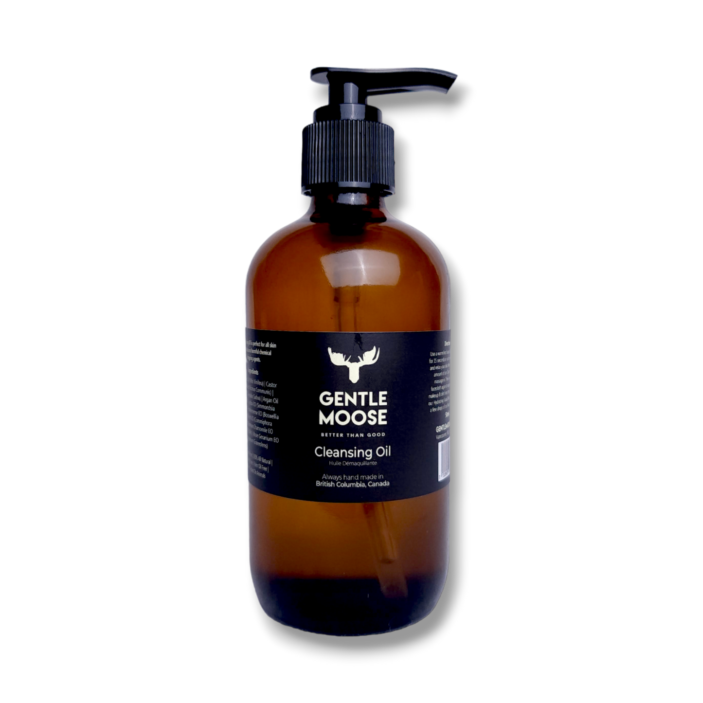 Gentle Moose Skincare Natural Cleansing Oil made in Canada