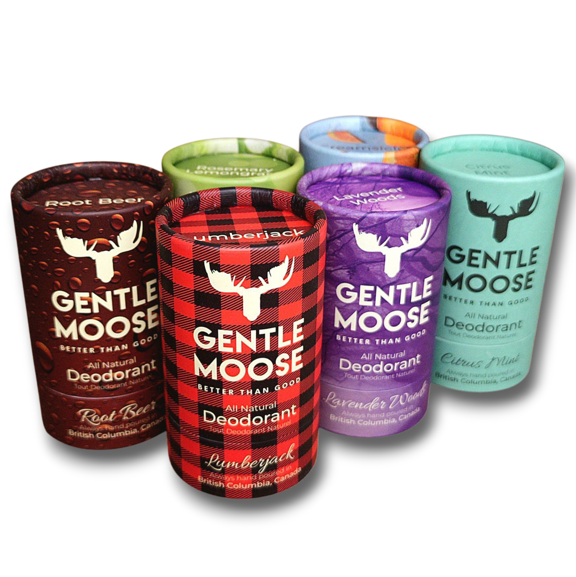 Natural Deodorant 6-Pack | Aluminum & Baking Soda Free | Buy 5 Get