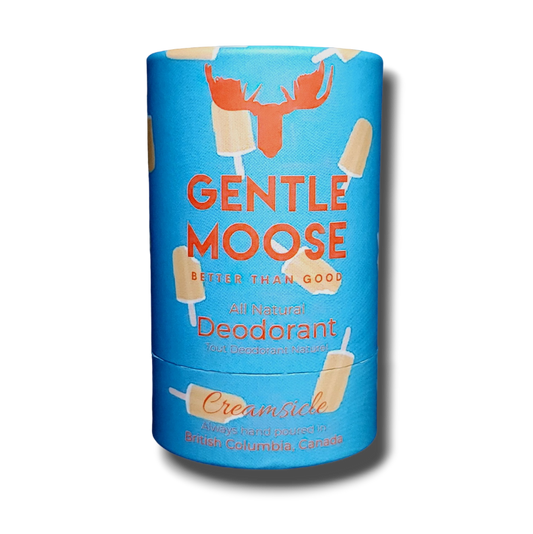 Gentle Moose Natural Skincare Aluminum and Baking Soda Free Deodorant Creamsicle Made in Canada