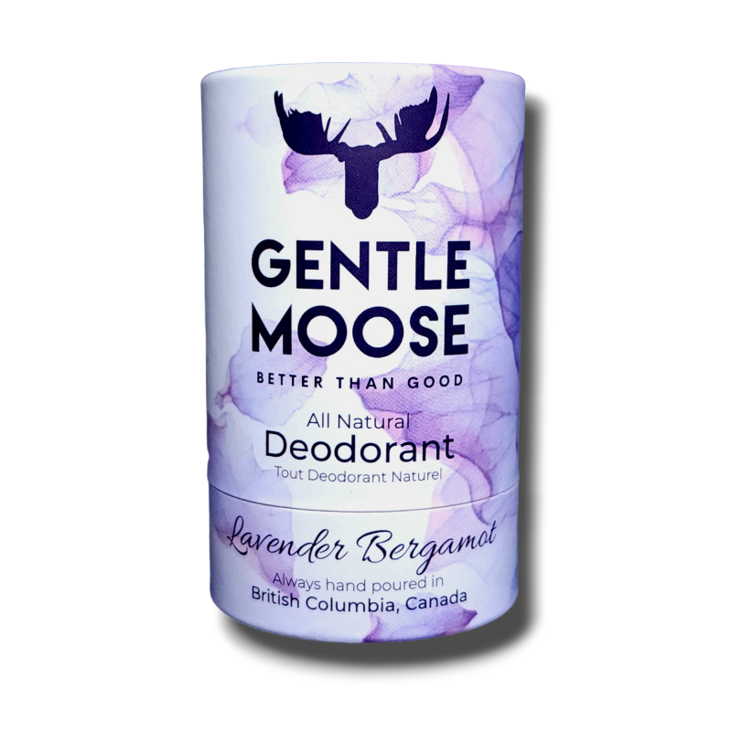 Gentle Moose Natural Skincare Aluminum and Baking Soda Free Deodorant Lavender Bergamot Made in Canada