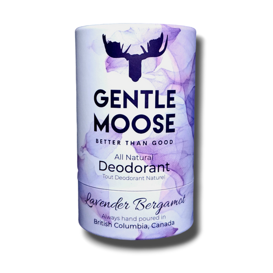 Gentle Moose Natural Skincare Aluminum and Baking Soda Free Deodorant Lavender Bergamot Made in Canada
