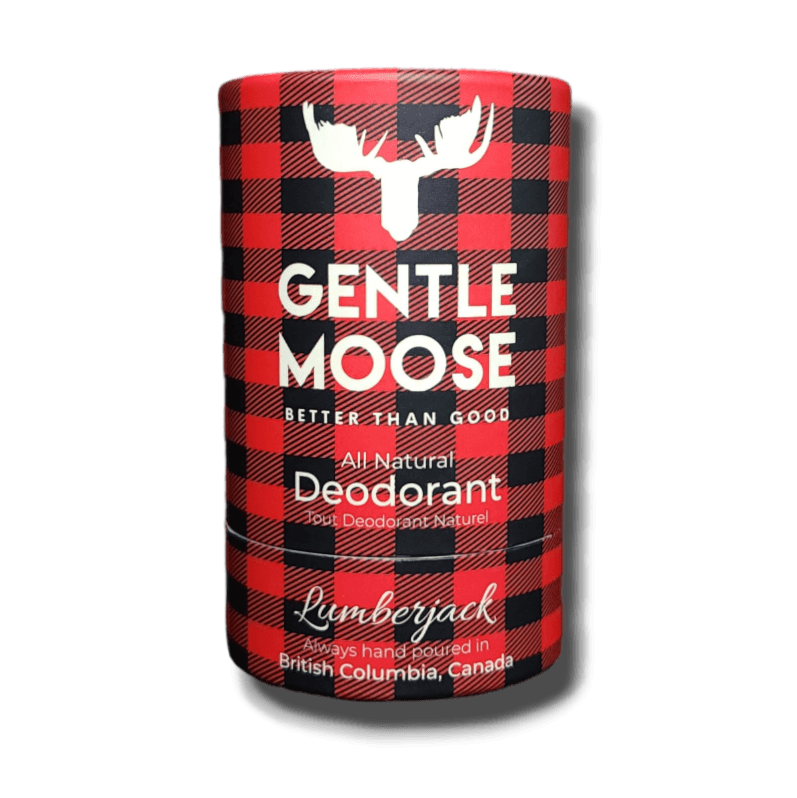 Gentle Moose Skincare Natural Deodorant Aluminum and Baking Soda Free Lumberjack made in Canada