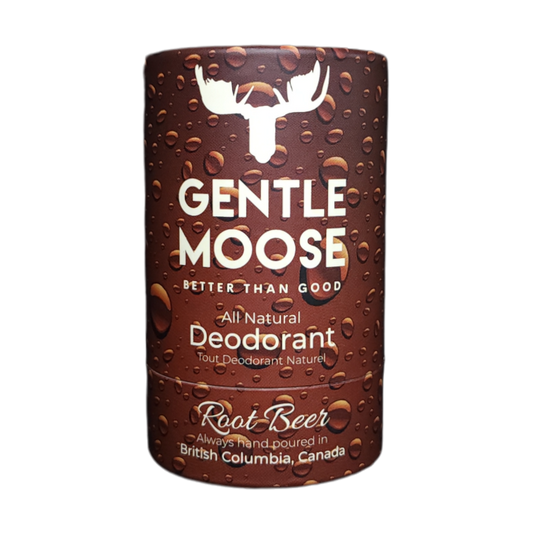 Gentle Moose Natural Skincare Aluminum and Baking Soda Free Deodorant Root Beer Made In Canada