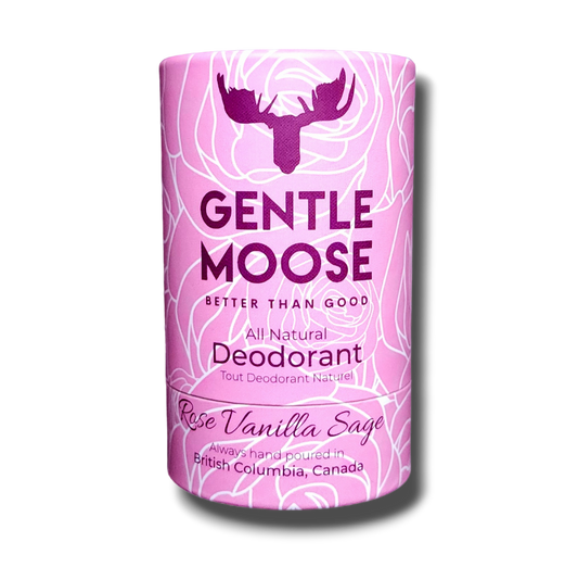 Gentle Moose Natural Skincare Aluminum and Baking Soda Free Deodorant Rose Vanilla Sage