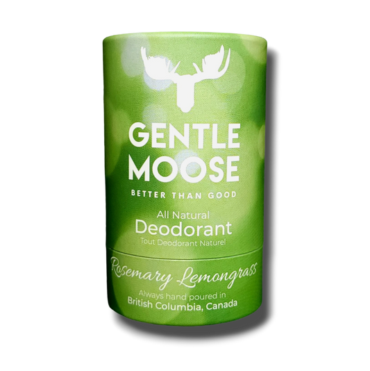 Gentle Moose Natural Skincare Aluminum and Baking Soda Free Deodorant Rosemary Lemongrass