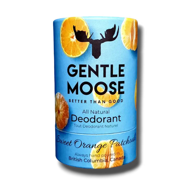 Gentle Moose Natural Skincare Aluminum and Baking Soda Free Deodorant Sweet Orange Patchouli