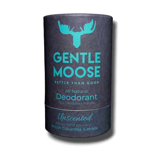 Gentle Moose Natural Skincare Aluminum and Baking Soda Free Deodorant Unscented Made In Canada Freedom