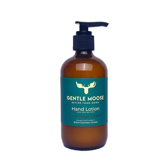 Gentle Moose Natural Skincare Hand Lotion Sweet Orange Pathcouli Scent
