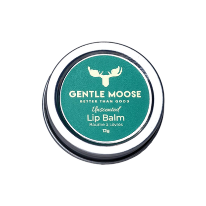 Gentle Moose Natural Skincare Lip Balm Made in Canada Unscented