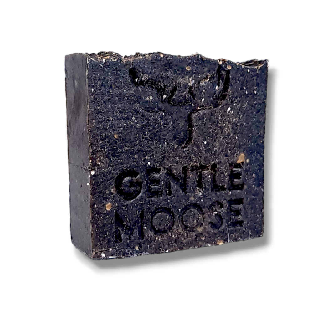 Gentle Moose Skincare Natural African Black Soap with Lavender made in Canada