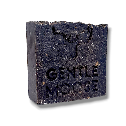 Gentle Moose Skincare Natural African Black Soap with Lavender made in Canada