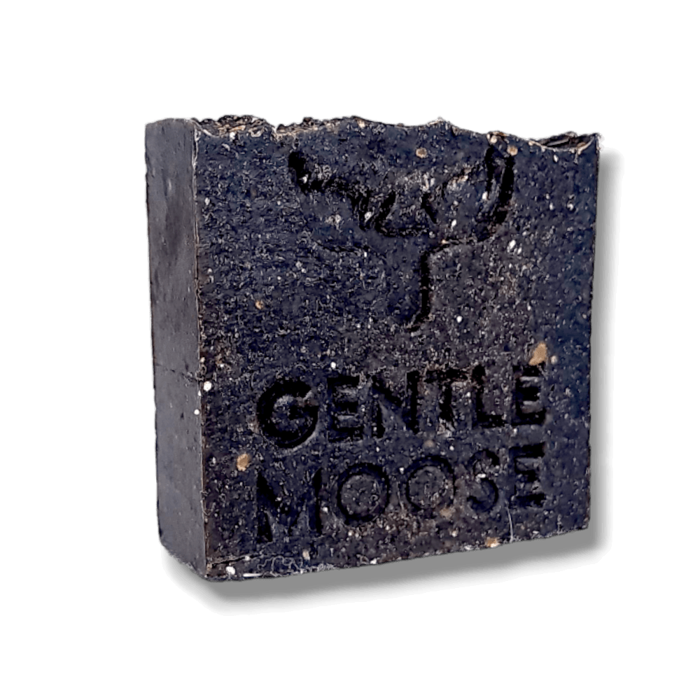 Gentle Moose Skincare Natural African Black Soap with Lavender made in Canada