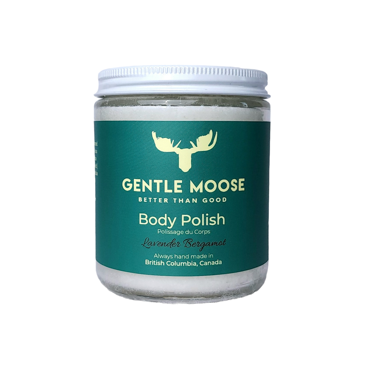 Gentle Moose Skincare Natural Body Polish Sugar Scrub Lavender Bergamot Scent 