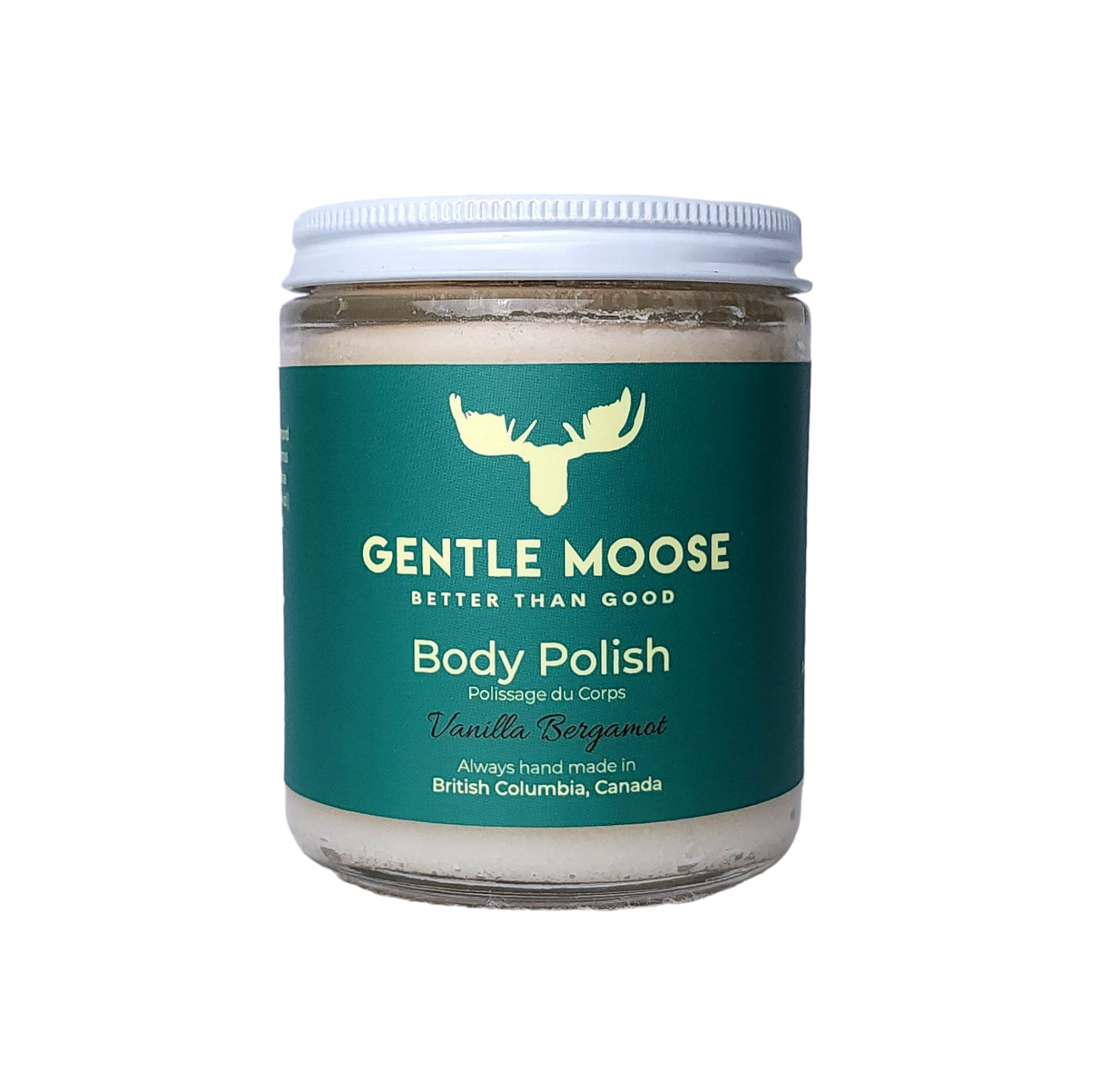 Gentle Moose Skincare Natural Body Polish Vanilla Bergamot Scent