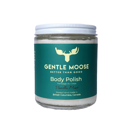 Gentle Moose Skincare Natural Body Polish Vanilla Mint Scent