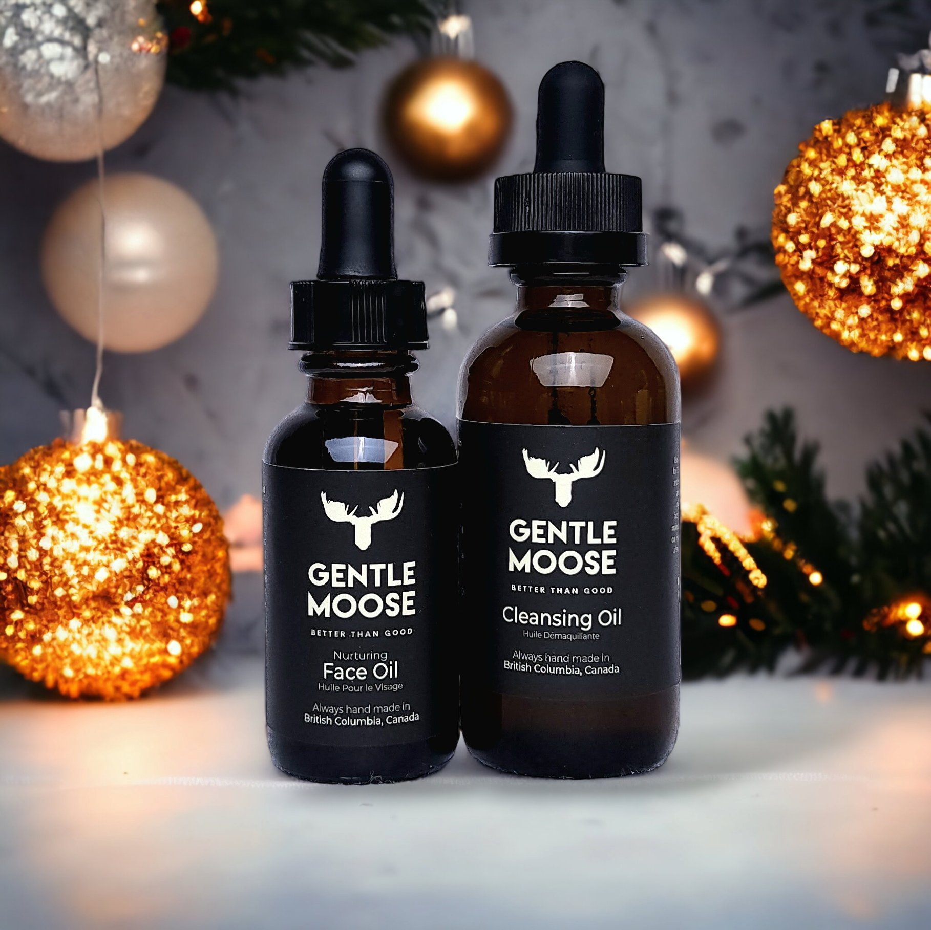 Gentle Moose Skincare Natural Face Oil and Cleansing Oil