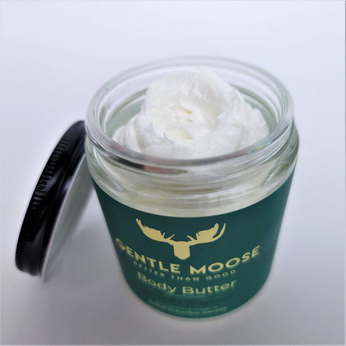 Gentle Moose Skincare Natural Rose Petal Body Butter made in Canada