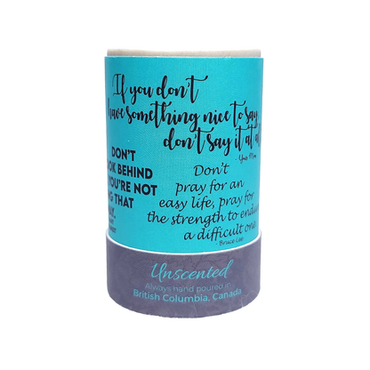 Gentle Moose Natural Skincare Aluminum and Baking Soda Free Deodorant Unscented Made In Canada Freedom