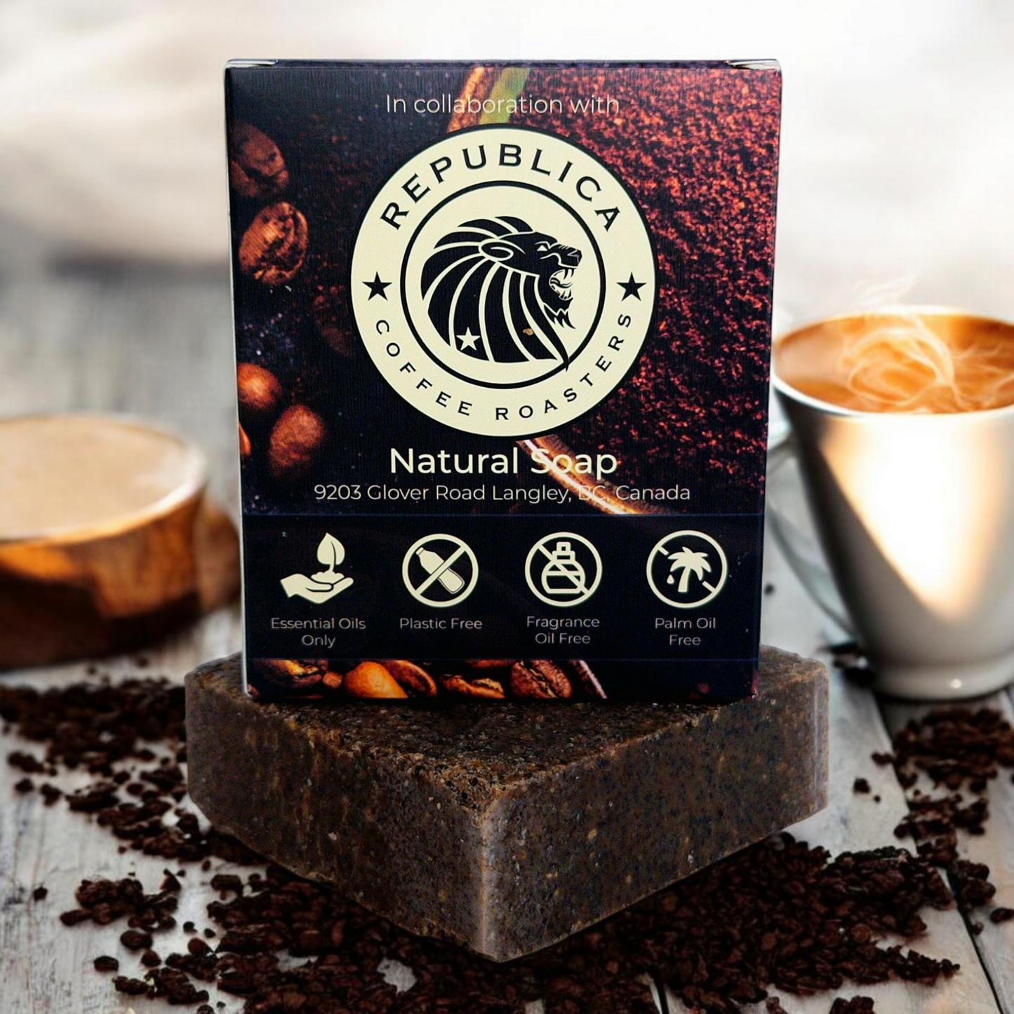 African Black Natural Soap