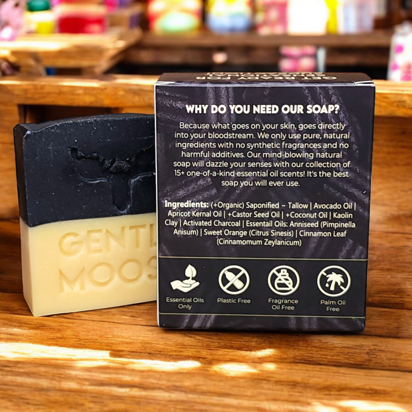 Gentle Moose Skincare Natural Ingredients Licorice Soap Made in Canada