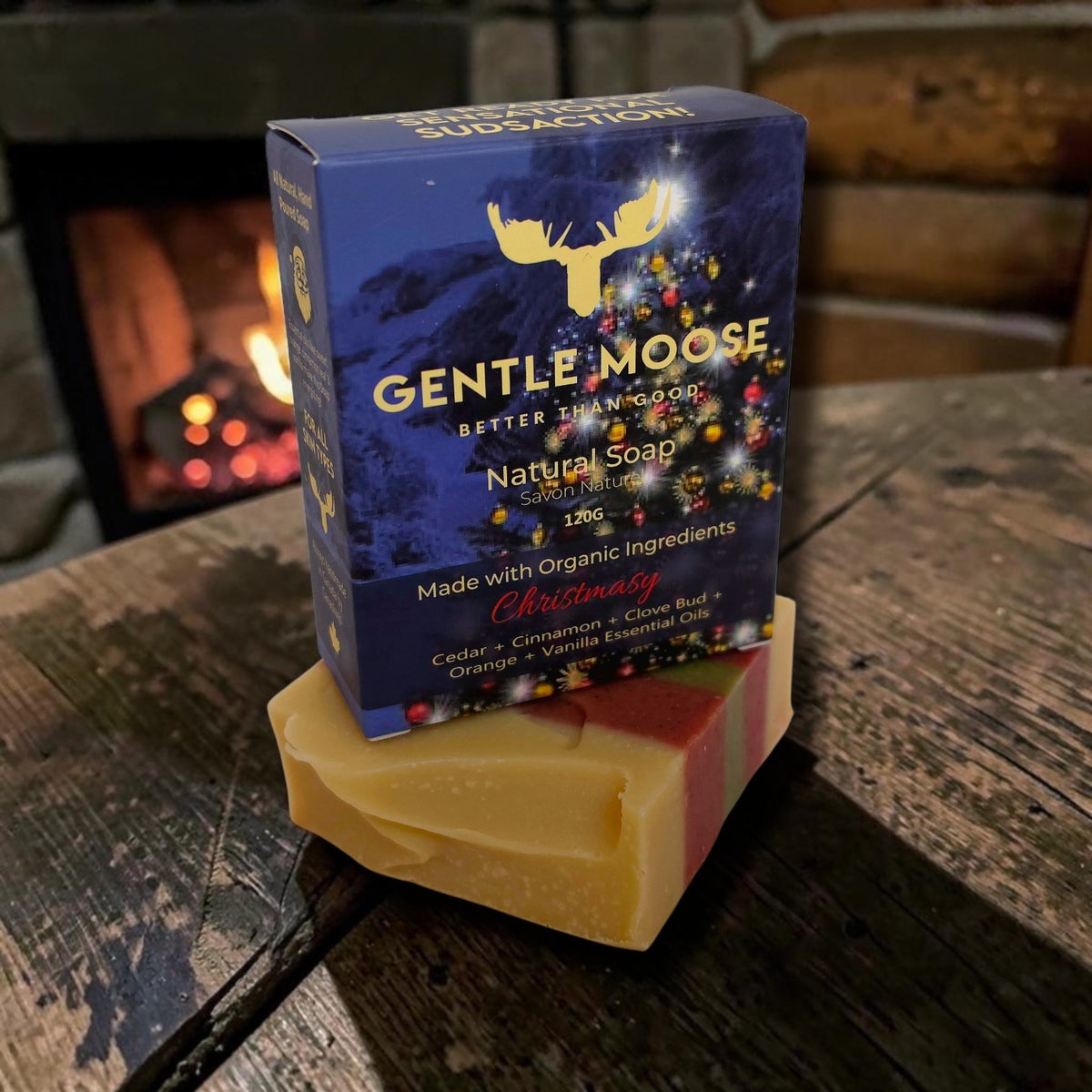 Christmasy Natural Soap