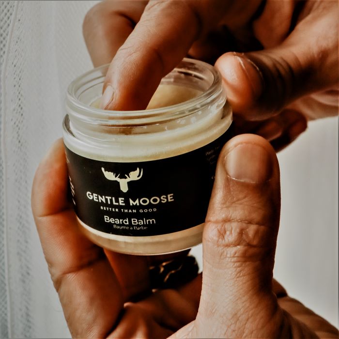 Gentle Moose Skincare Beard Balm made in Canada