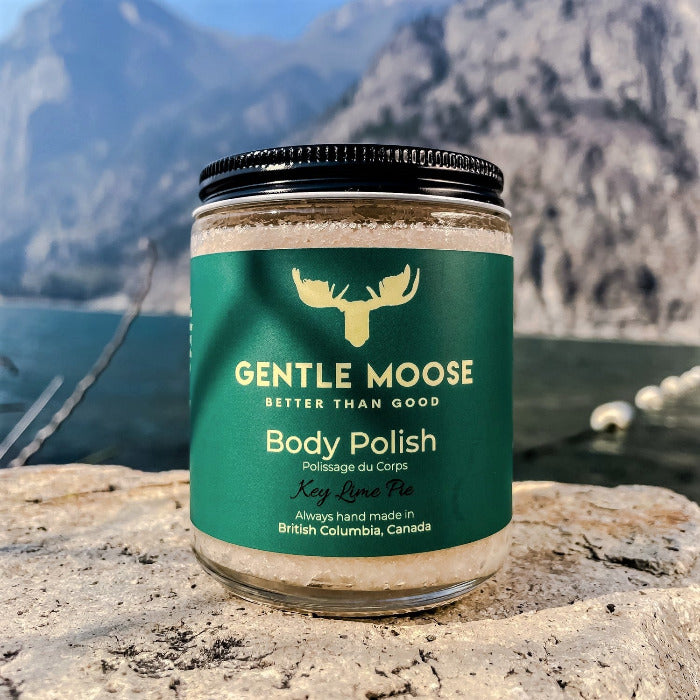 Gentle Moose Skincare Natural Sugar Scrub Key Lime Pie made in Canada