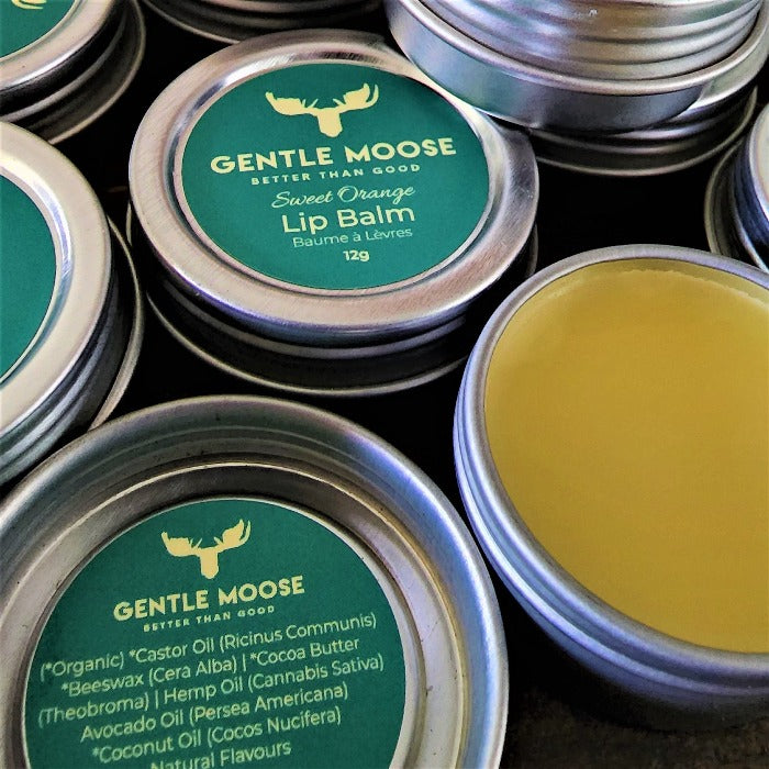 Gentle Moose Skincare Natural Natural Lip Balm made in Canada